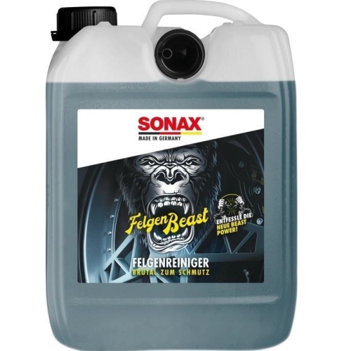 SONAX 04335000 FelgenBeast FelgenReiniger Auto Felgenpflege Reifenpflege 5l
