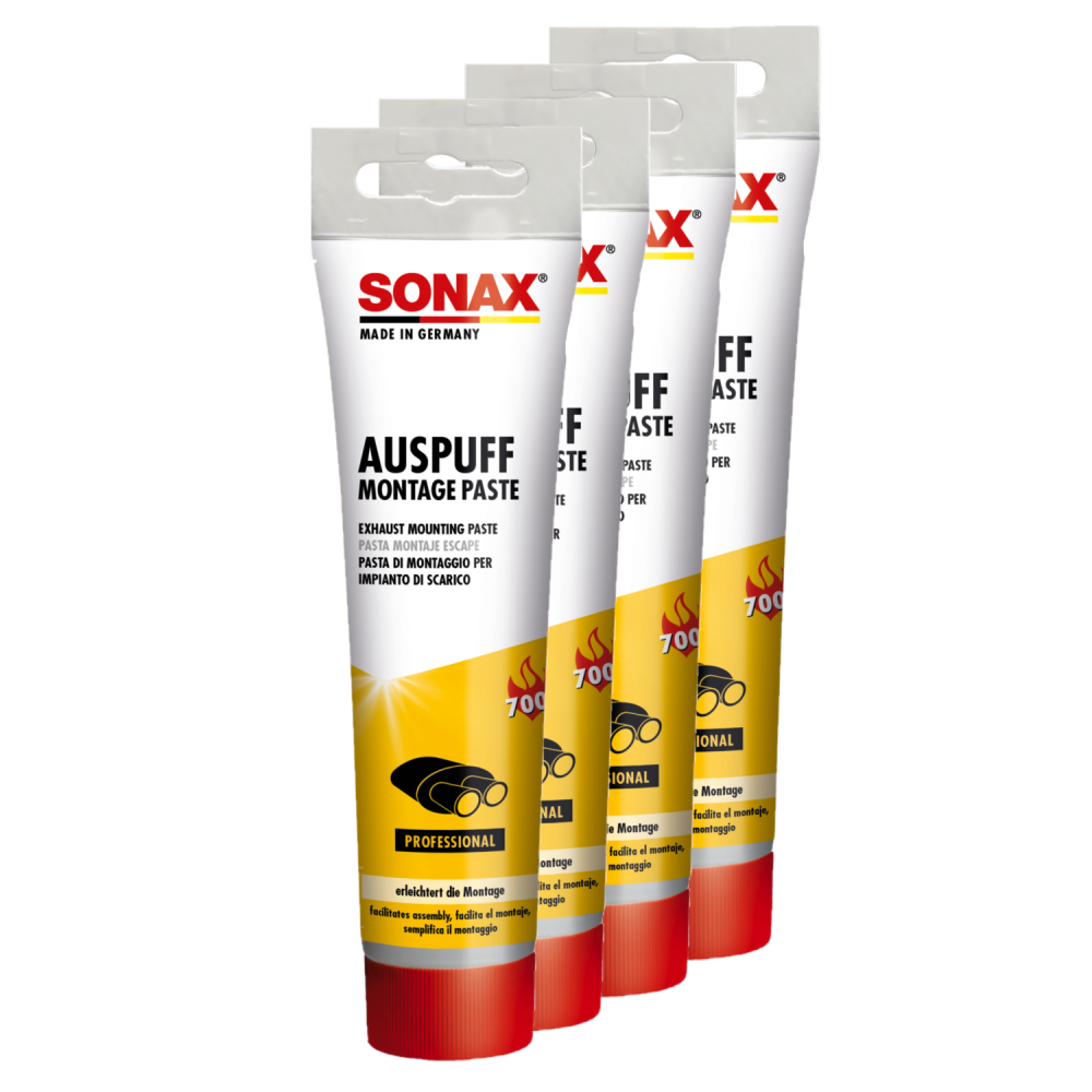 SONAX 4X 05520000 AuspuffMontagePaste Asbestfrei Hitzebest&auml;ndig 170ml