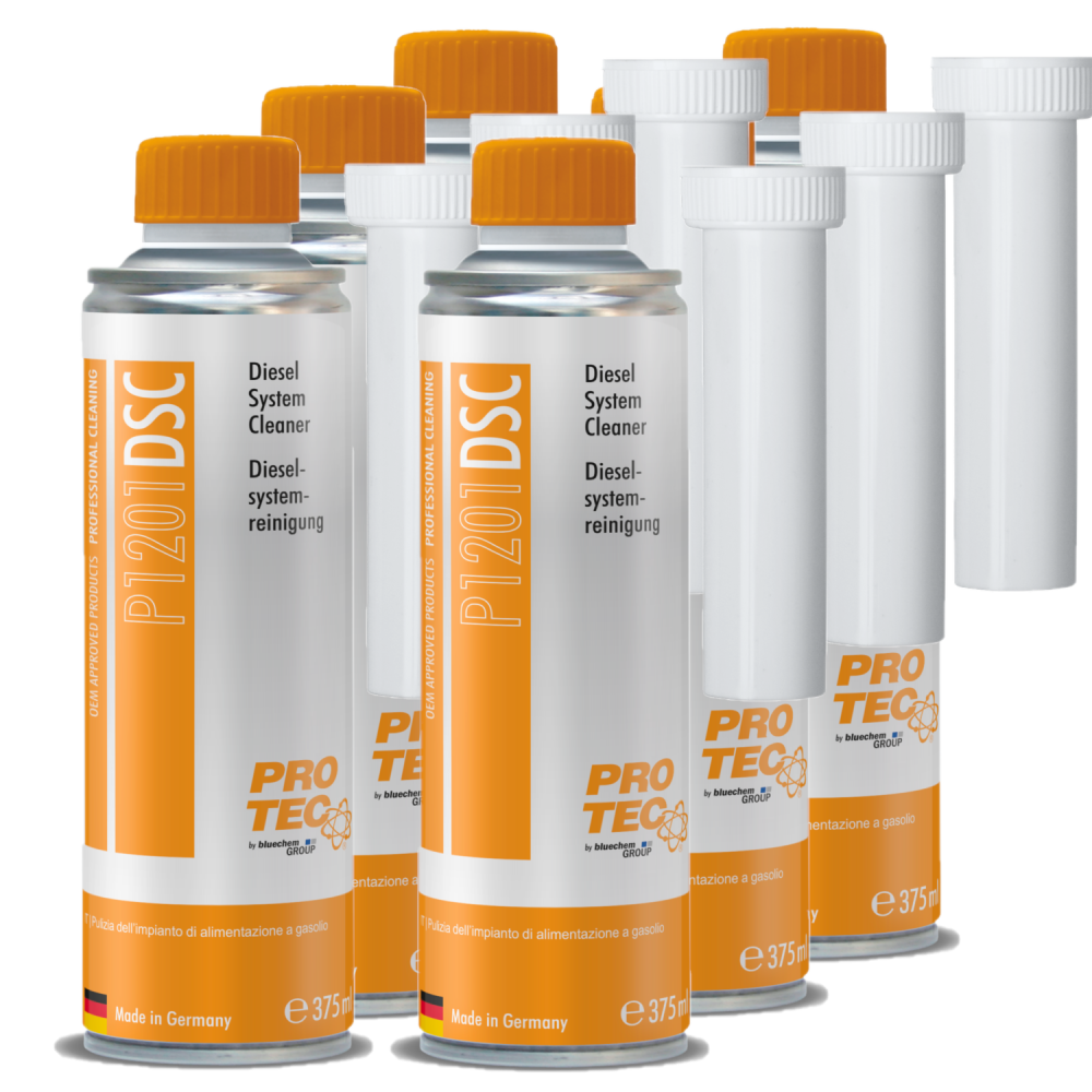 PROTEC 6x 375 ml Dieselsystemreiniger P1201 Kraftstoffsystem Diesel