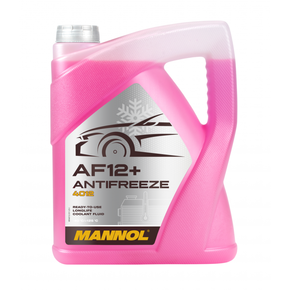 MANNOL AF12+ -40°C G12+ Longlife Kühlerfrostschutz 5L – MN40125SCT Silikatfrei