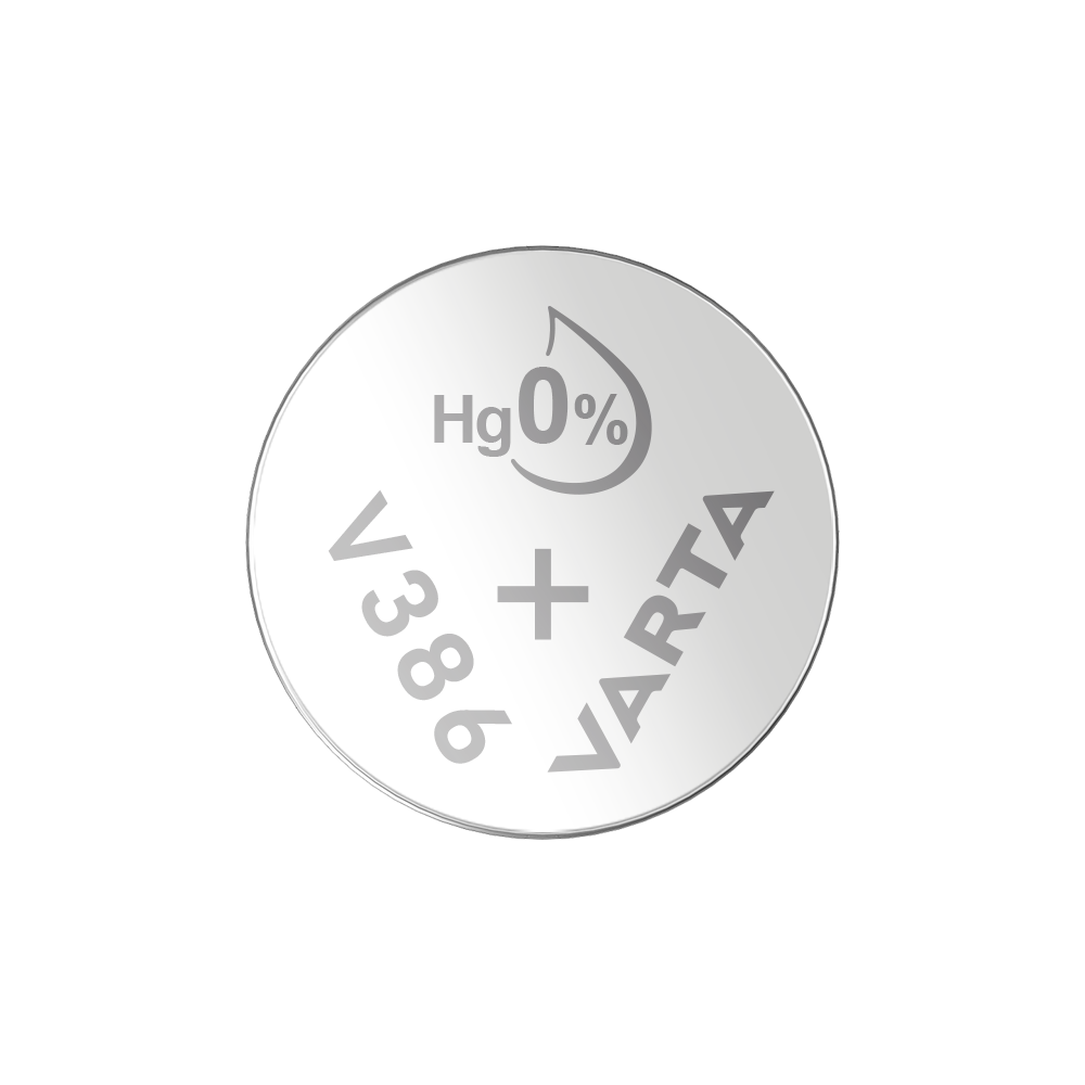 VARTA SILVER Coin V386/SR43 Knopfzelle Napfblister 1 Batterie