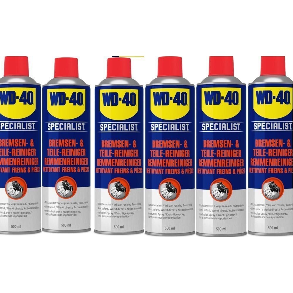 WD-40 Specialist Bremsen- und Teilereiniger (6x 500ml)