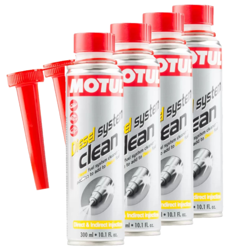 Motul 4x 300 ml Reiniger, Dieseleinspritzsystem 108117 DIESEL SYSTEM CLEAN AUTO