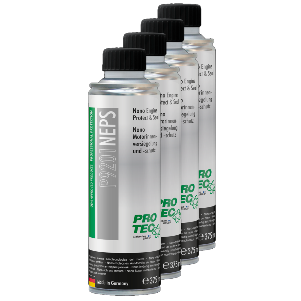 PROTEC 4x 375 ml Nano Motorinnenversiegelung u. -schutz P9201 Ölkreislauf Pflege