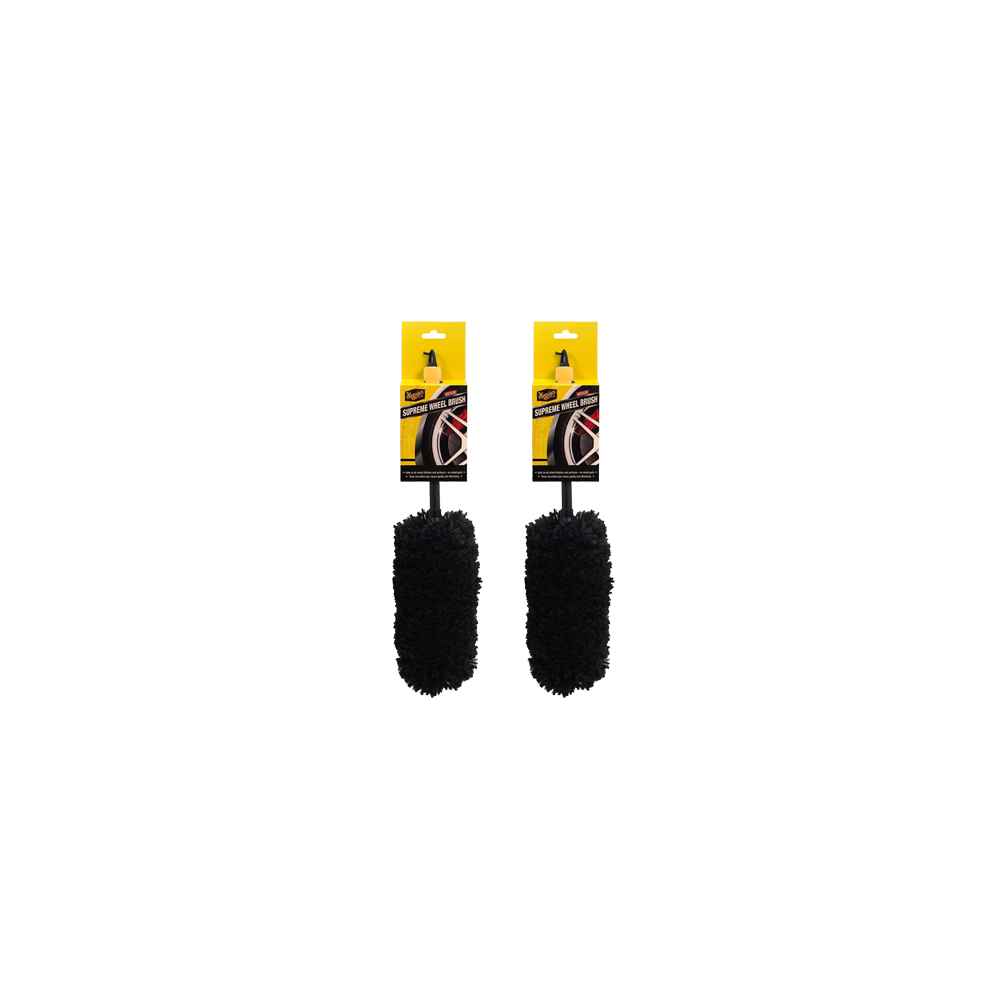 2x Meguiars 7100315802 Supreme Wheel Brush Large &ndash; Felgenb&uuml;rste gro&szlig; + robust