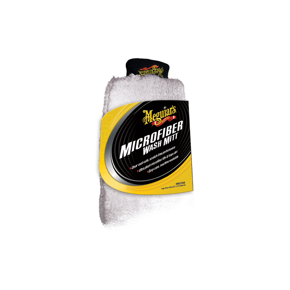 Meguiars Microfibre Wash Mitt Super Thick Waschhandschuh Autow&auml;sche Lackpflege