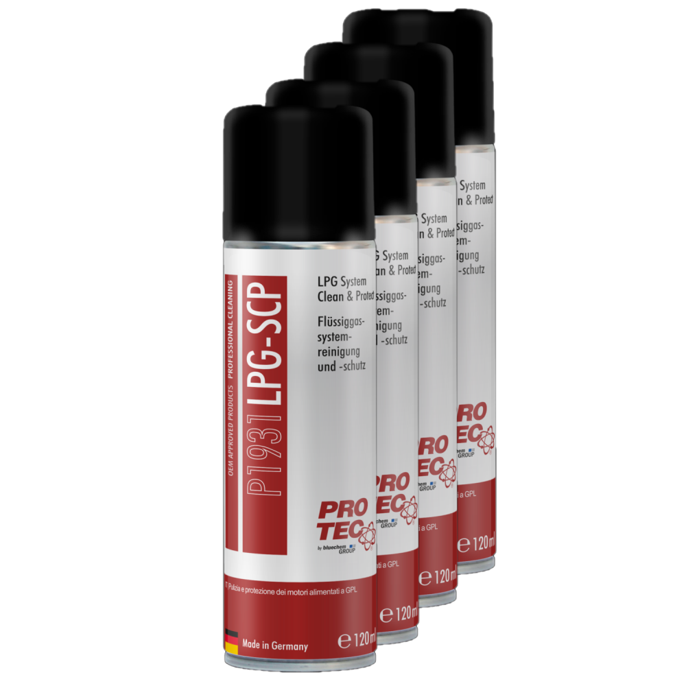 PROTEC 4x 120 ml Fl�ssiggassystemreinigung P1931 Schutz vor Verschlei� Korrosi