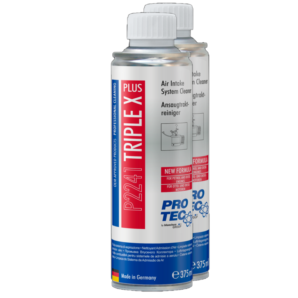 PROTEC 2x 375 ml Triple X Plus Ansaugtraktreiniger P2241 - f�r Benzin Diesel