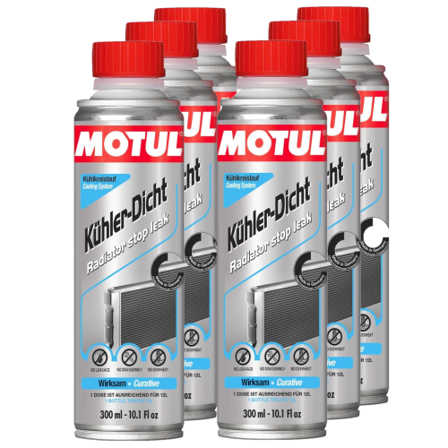 Motul 6x 300 ml 110646 K&uuml;hlerdichtstoff COOLING SYSTEM STOP LEAK
