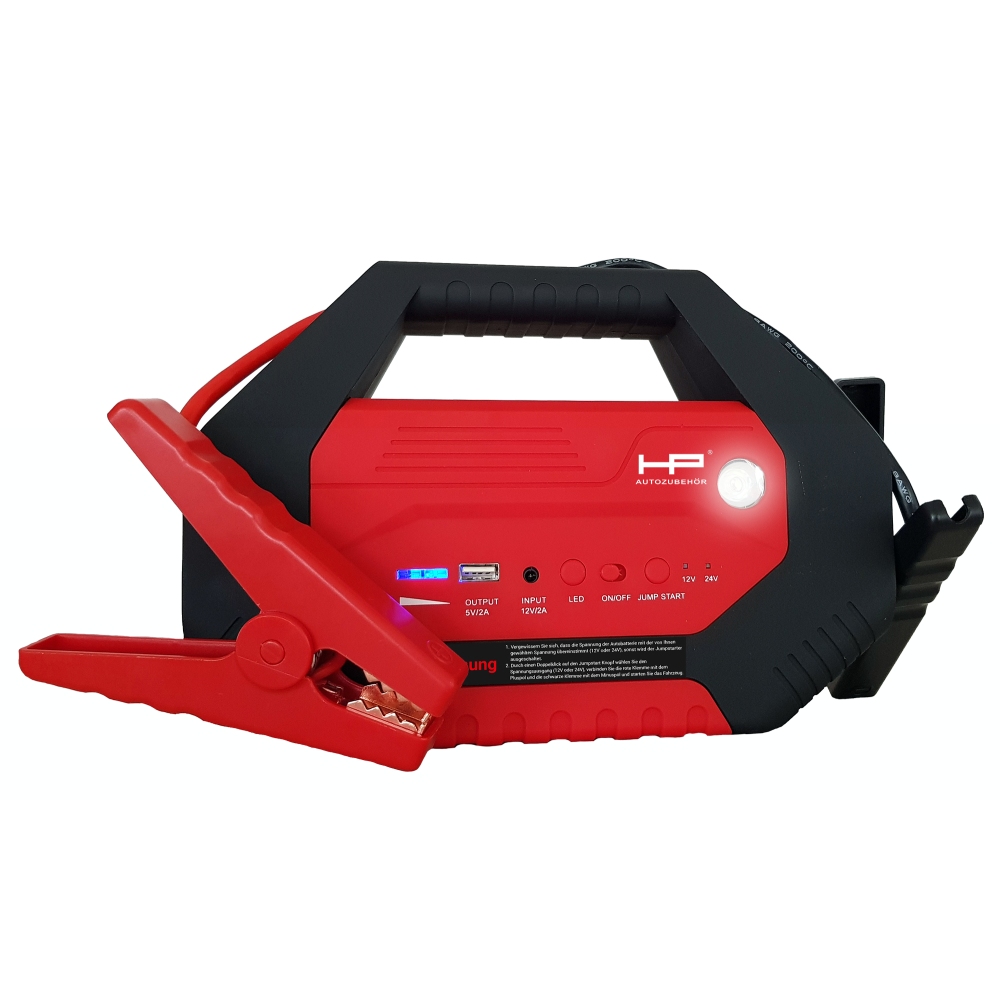 HP Autozubehör Power Pack 1000A 24Ah 12/24V Starthilfe 1x20976HP