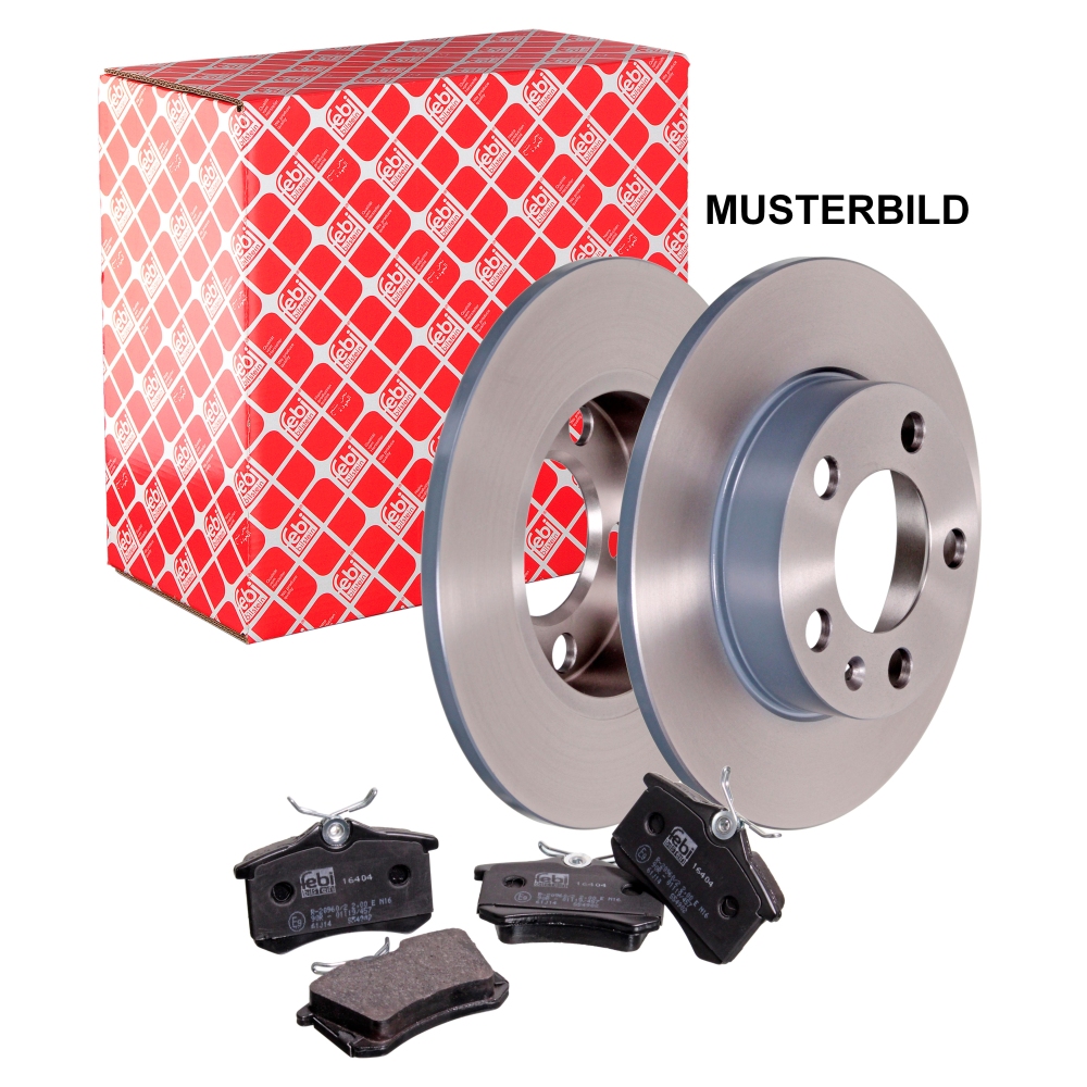 Bremsscheibe FEBI BILSTEIN 26047 f&uuml;r MITSUBISHI, Hinterachse