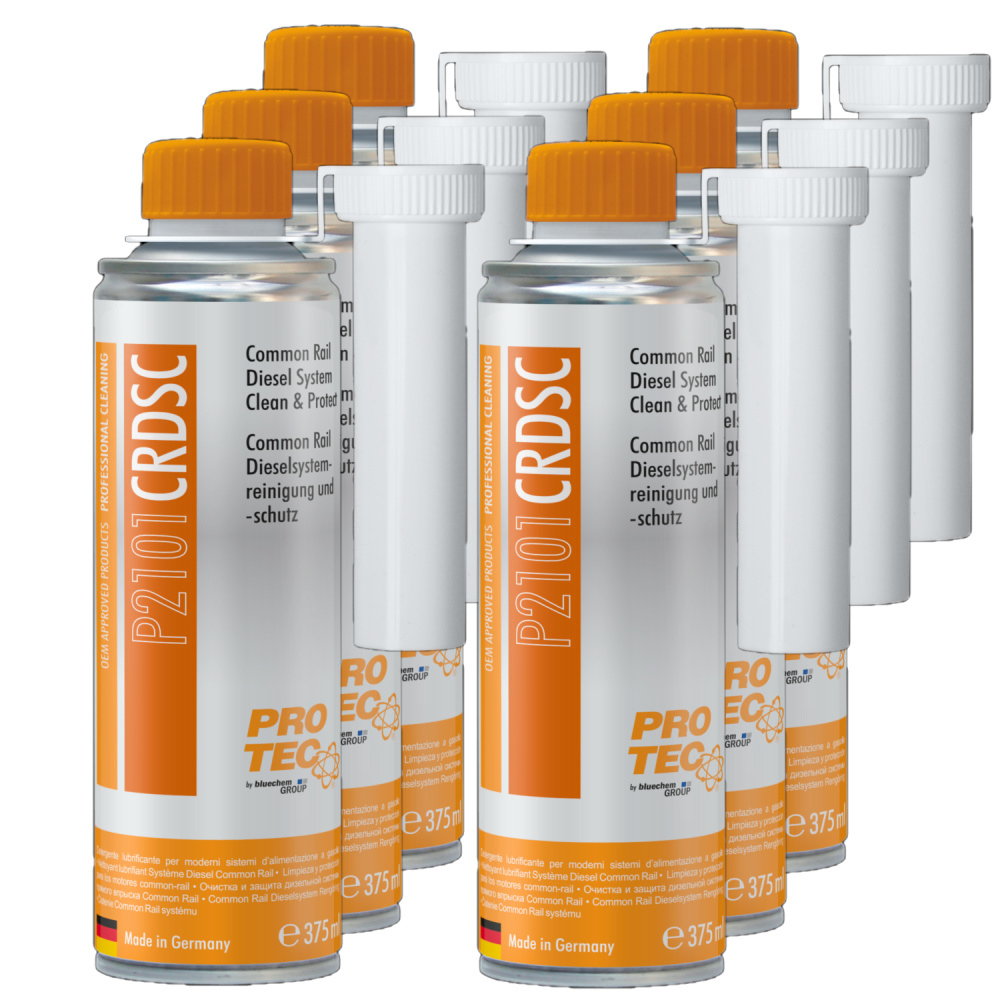 PROTEC 6x 375 ml CR-Dieselsystemreinigung P2101 Reinigt sch�tzt Hochdrucksyste