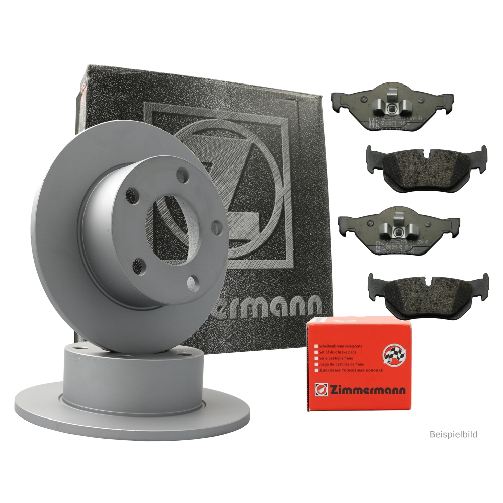 Bremsscheibe ZIMMERMANN 150.3466.20 COAT Z f&uuml;r BMW, Hinterachse