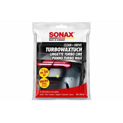 SONAX 04140000 Clean+Drive TurboWaxTuch 40x50 Auto Politur 1St&uuml;ck