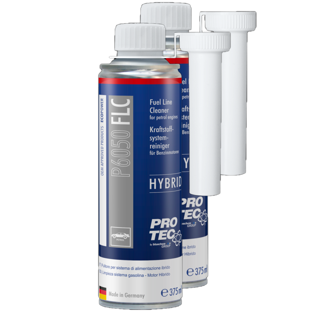 PROTEC 2x 375 ml Kraftstoffsystemreiniger Hybrid P6050 Reinigt Benzinsystem