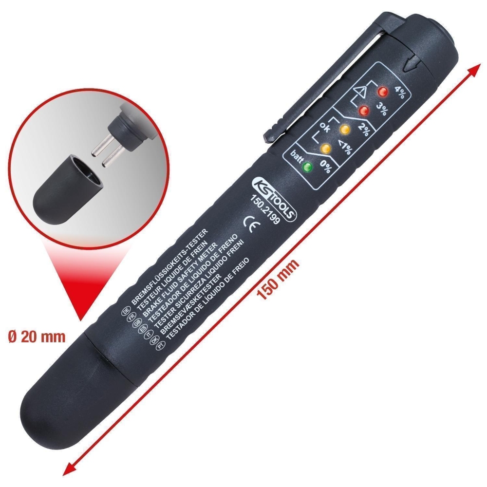 Prüfgerät, Bremsflüssigkeit KS TOOLS 150.2199 für