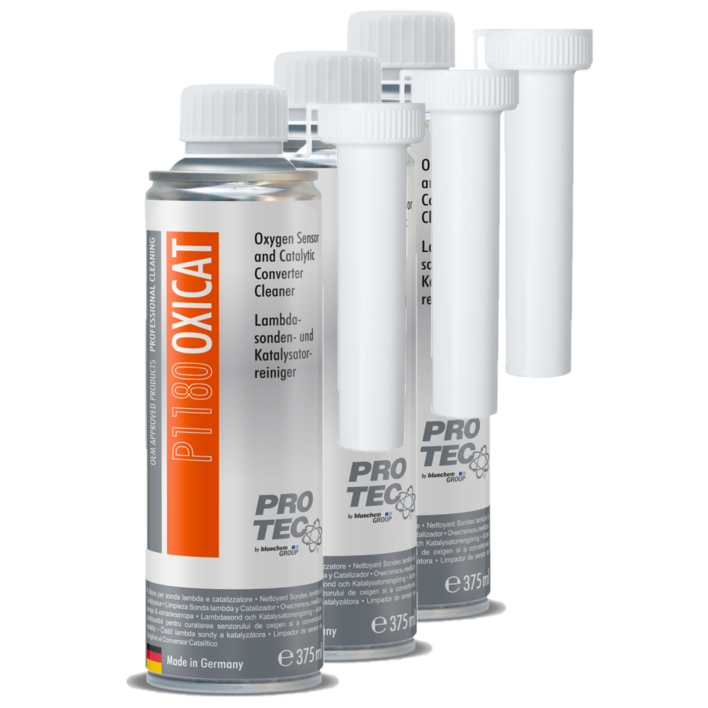 PROTEC 3x 375 ml Lamdasondenreiniger und Katalysatorreiniger P1180 OXICAT
