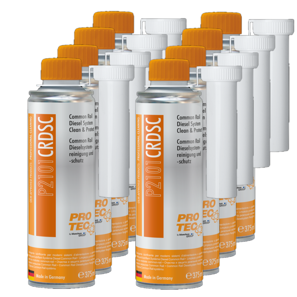 PROTEC 8x 375 ml CR-Dieselsystemreinigung P2101 Reinigt sch�tzt Hochdrucksyste
