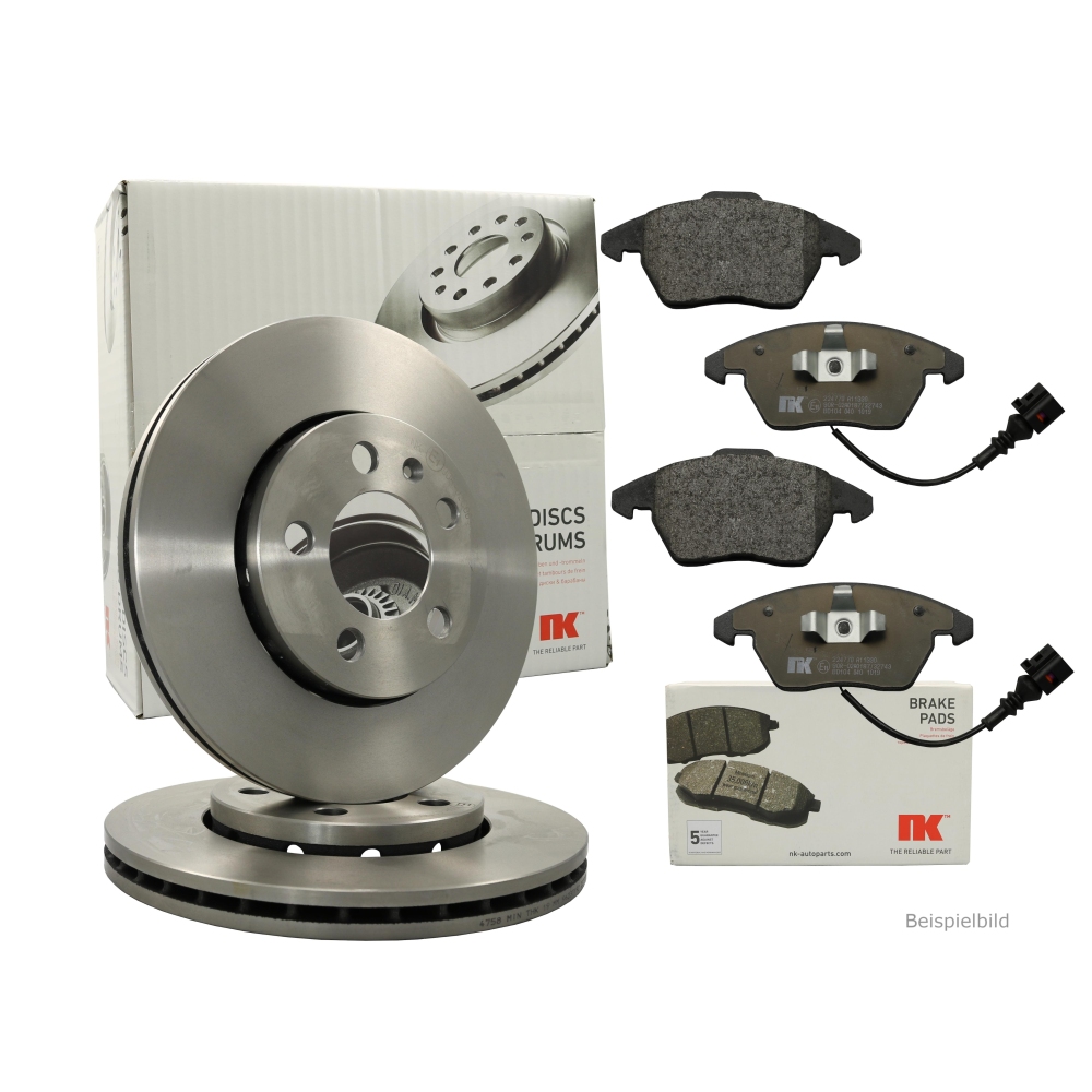 Bremsscheibe NK 2047153 für AUDI, Vorderachse