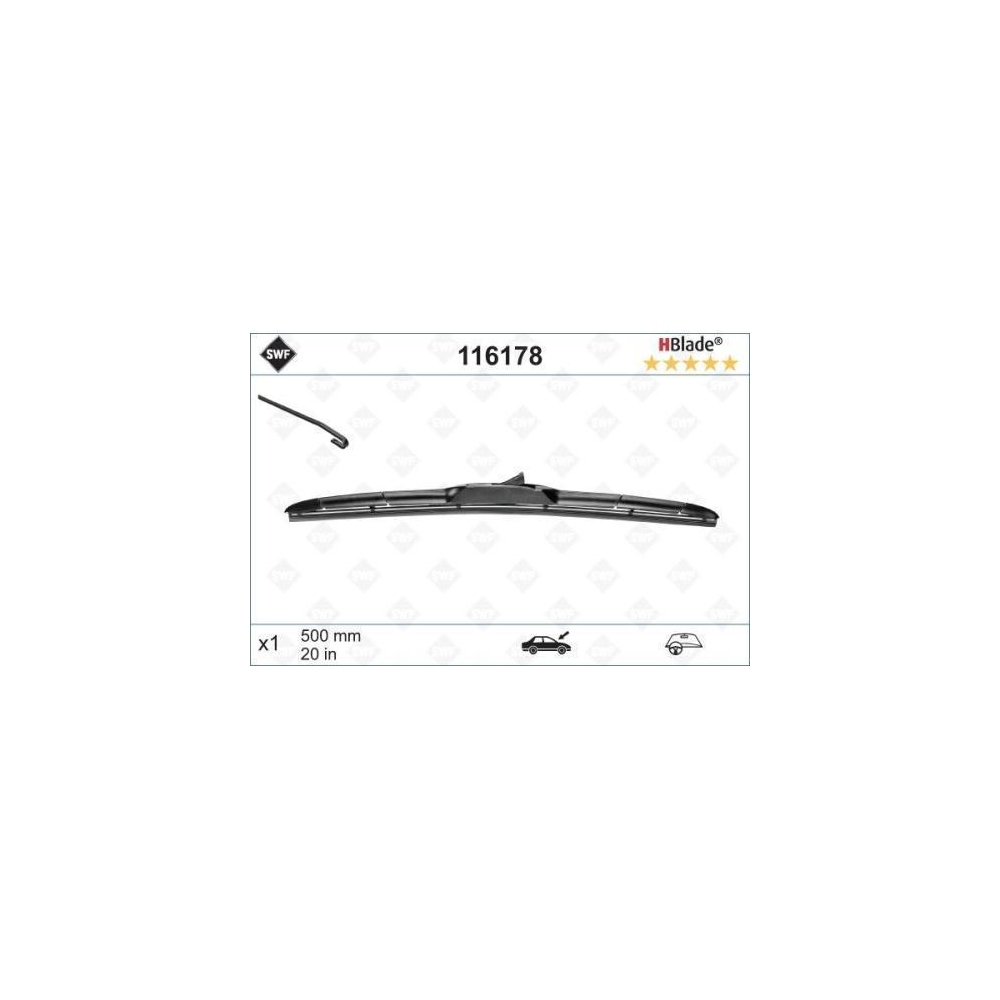Wischblatt SWF 116178 DAS ORIGINAL HBLADE für HONDA TOYOTA KIA LEXUS LAND ROVER