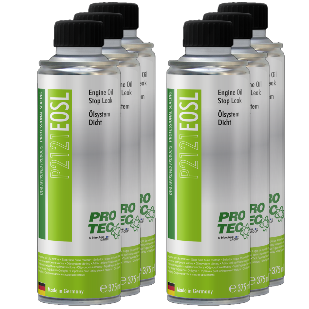 PROTEC 6x 375 ml Ölsystem Dicht P2121 Stoppt Ölverlust und schützt Dichtungen