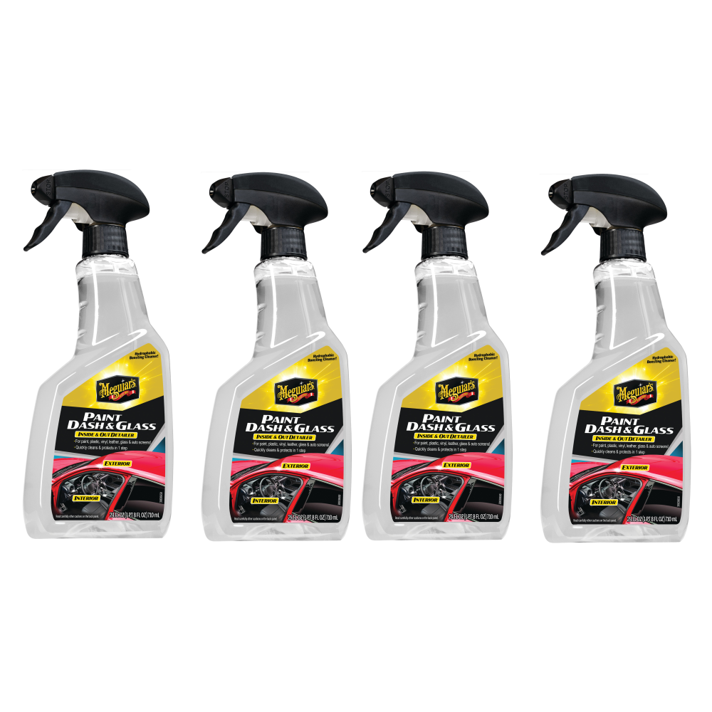 4x Meguiars G420201EU Paint Dash Glass Reiniger Cockpitpflege Glasreiniger 709ml