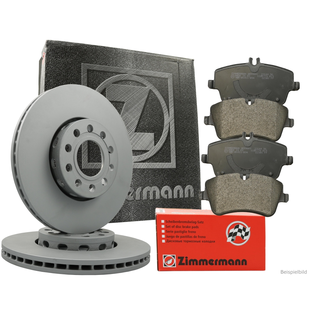 Bremsscheibe ZIMMERMANN 400.3683.20 COAT Z für MERCEDES-BENZ, Vorderachse