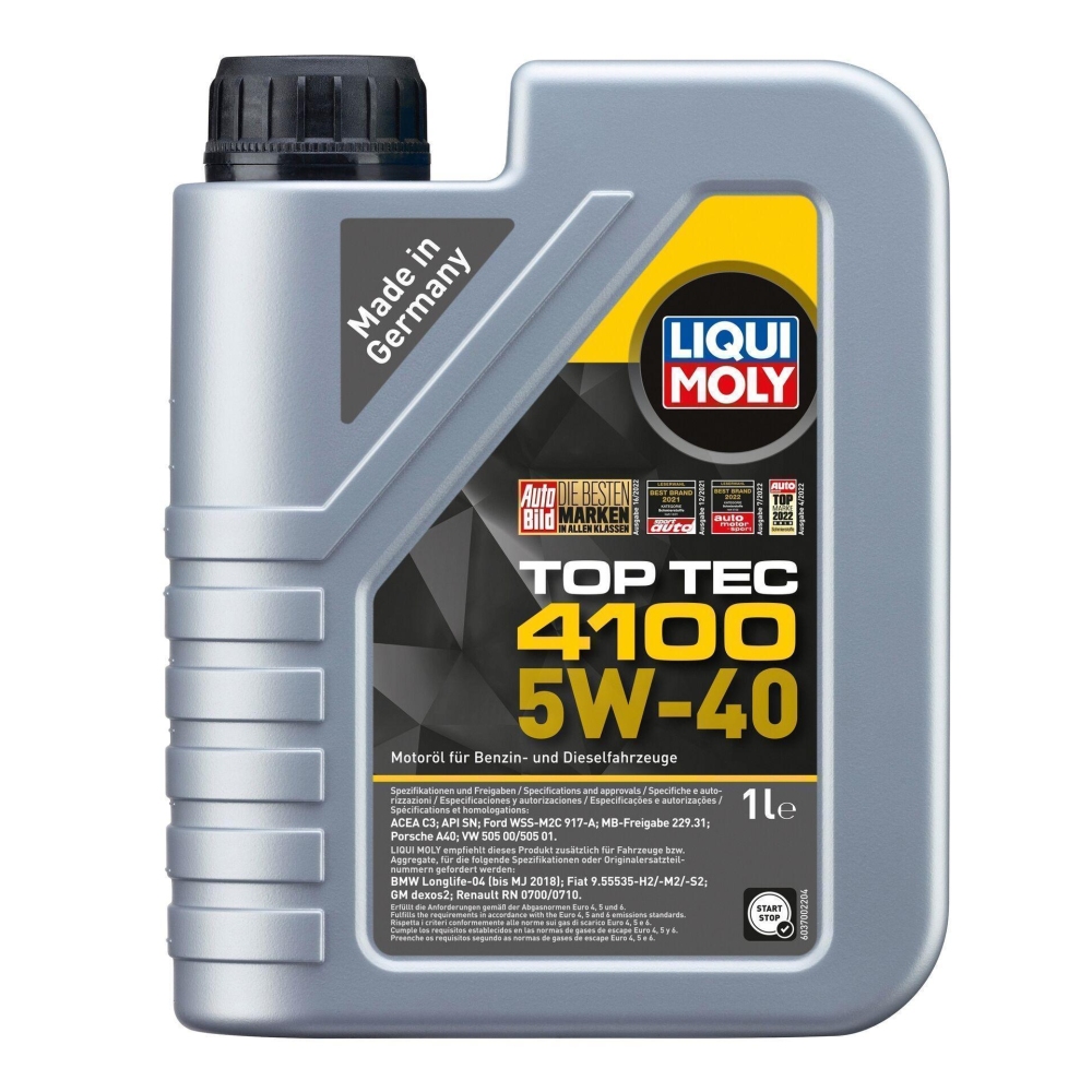 Motoröl LIQUI MOLY 3700 Top Tec 4100 5W-40 für