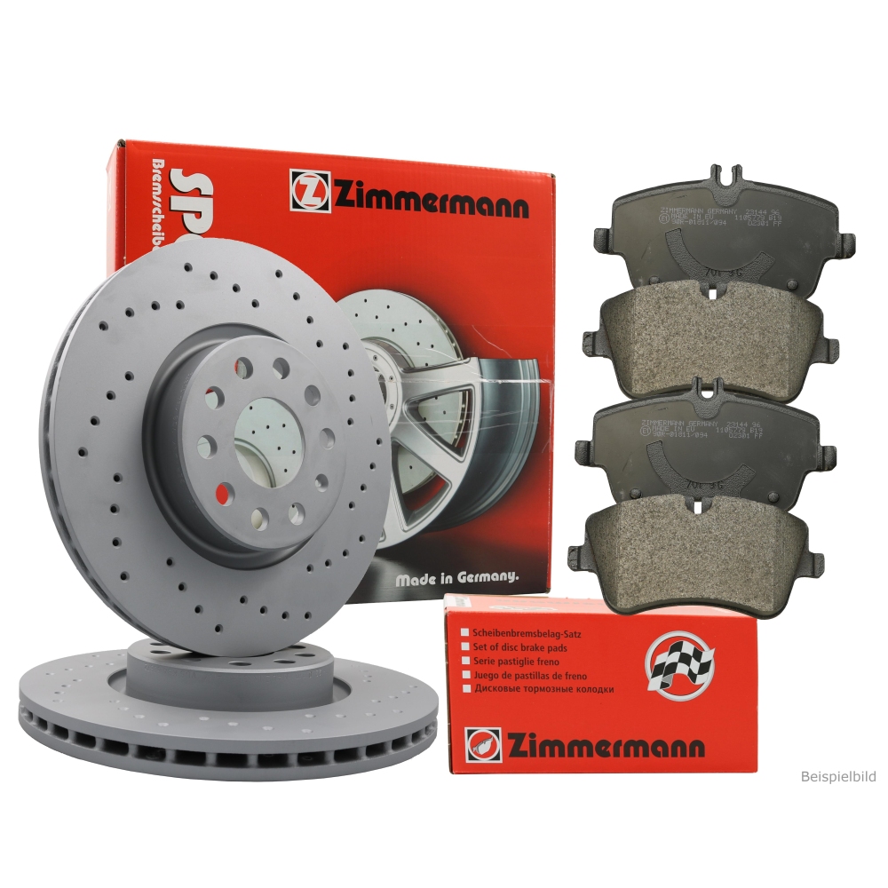 Bremsscheibe ZIMMERMANN 400.3620.52 SPORT Z für MERCEDES-BENZ, Vorderachse