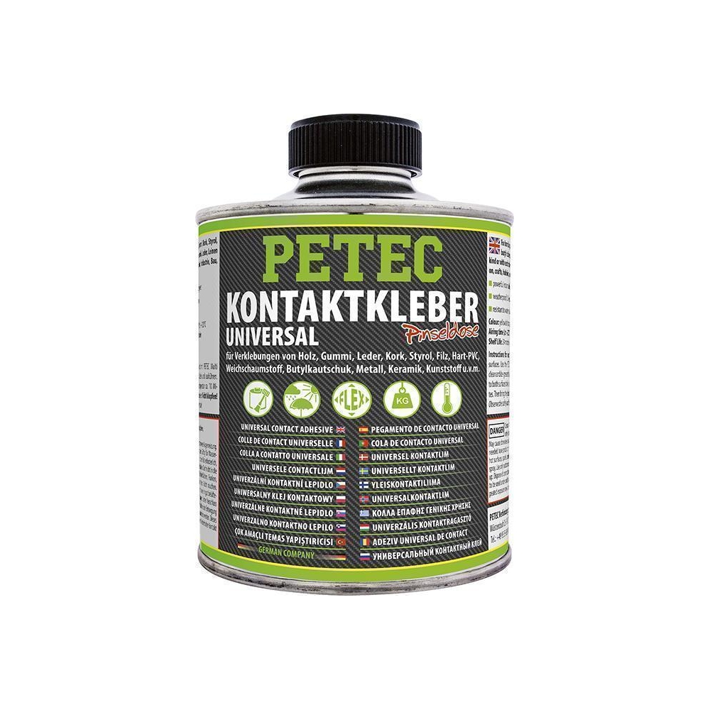 Gummiklebstoff PETEC 93935 Kontaktkleber Universal Pinseldose für