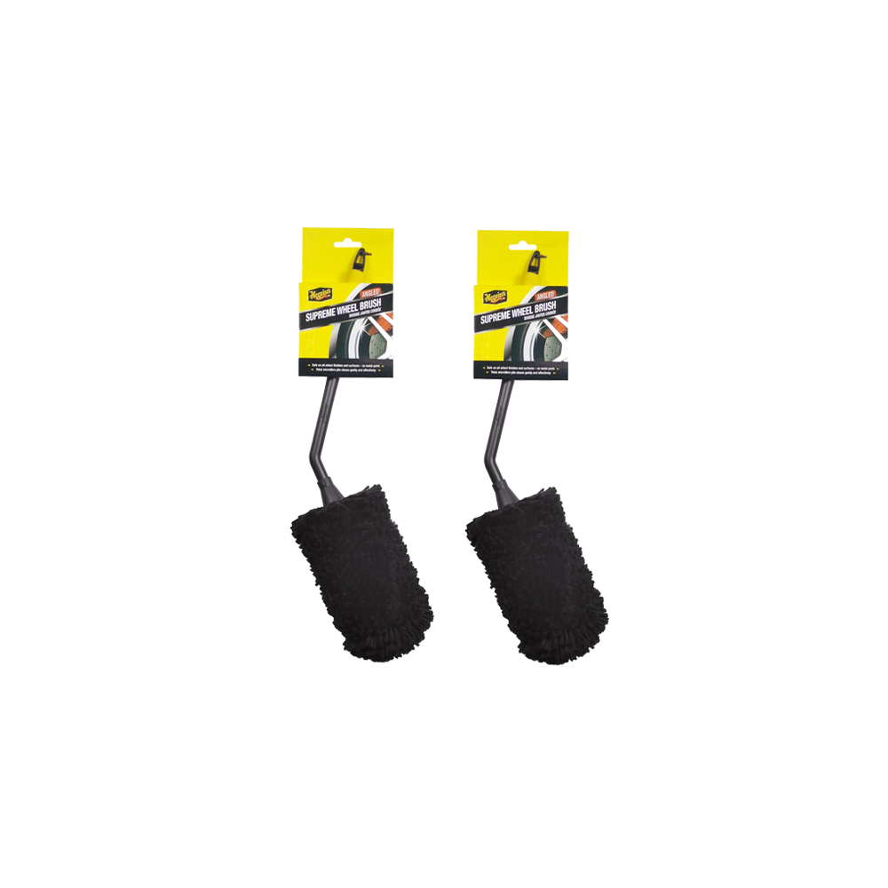 2x Meguiar&rsquo;s Supreme Wheel Brush Angled &ndash; Felgenb&uuml;rste f&uuml;r effektive Reinigung