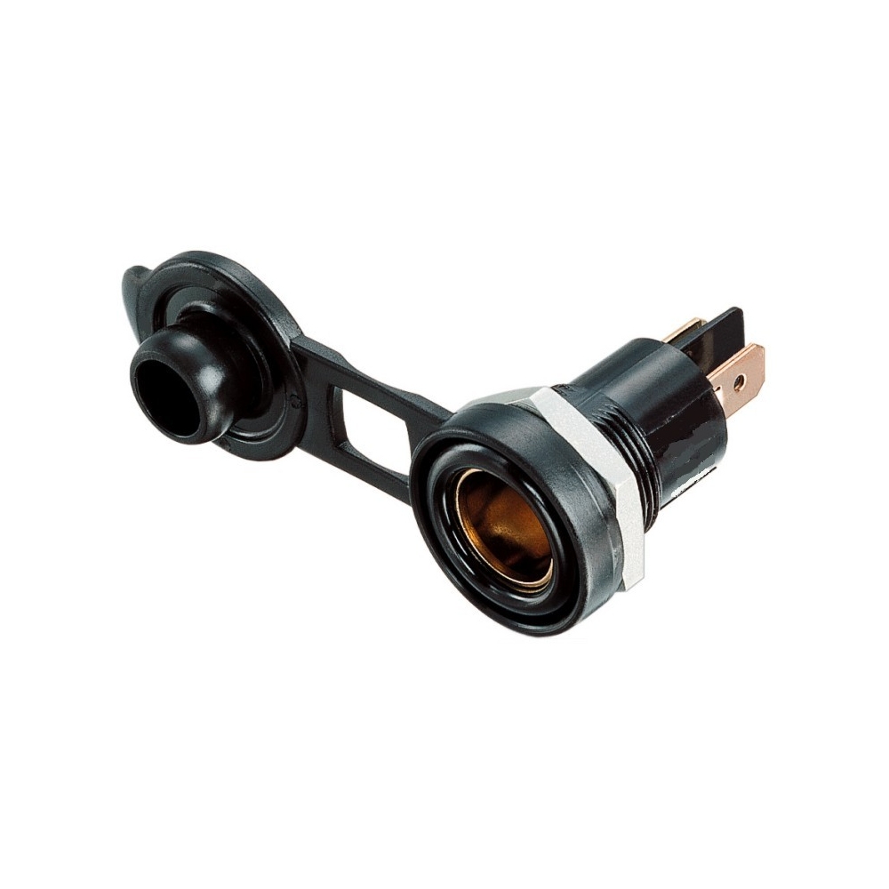 HP Autozubehör Einbau Steckdose mit Deckel 12/24 Volt 1x28113HP