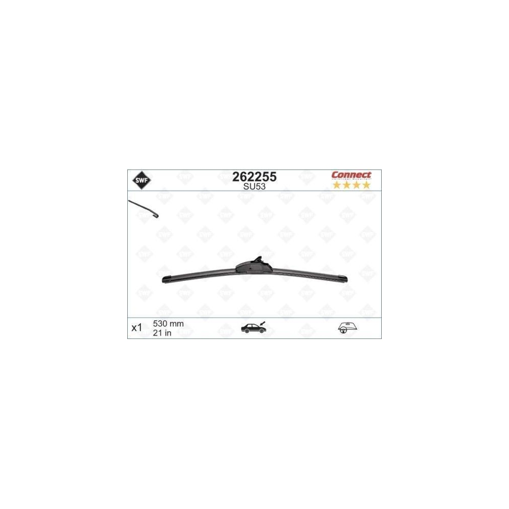 Wischblatt SWF 262255 CONNECT MADE IN GERMANY für AUDI BMW CITROËN FORD PEUGEOT