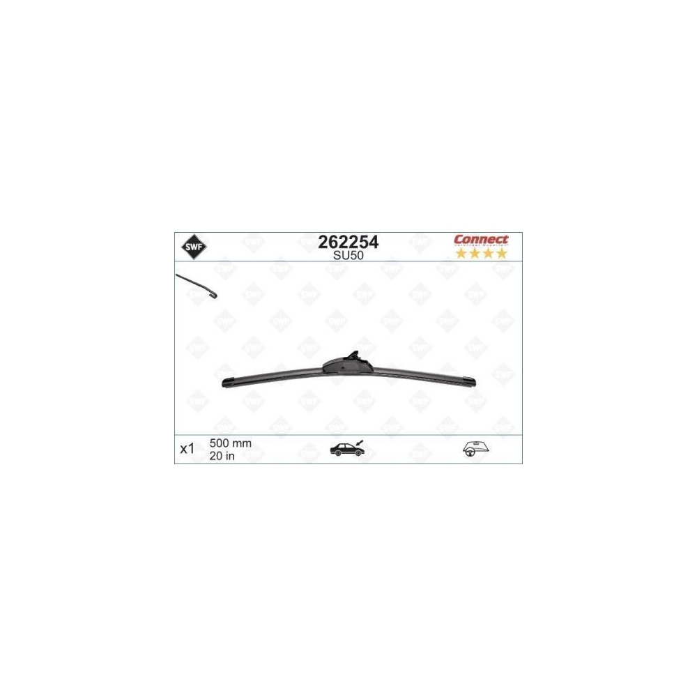 Wischblatt SWF 262254 CONNECT MADE IN GERMANY für AUDI BMW CITROËN FORD PEUGEOT