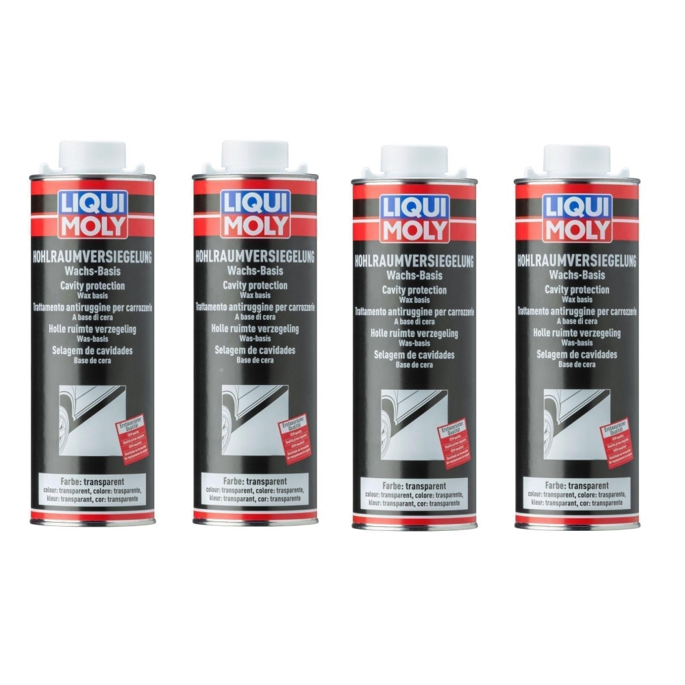 4x Liqui Moly 6116 Hohlraum-Versiegelung transparent 1L