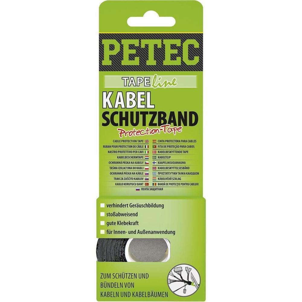 Kabelschutzband PETEC 87500 KABELSCHUTZBAND, Protection-Tape für