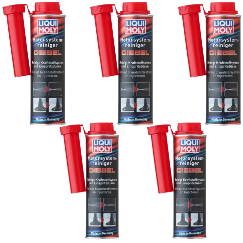 LIQUI MOLY 5128 Motorsystemreiniger Diesel Dieseladditiv Reiniger 5x 300ml