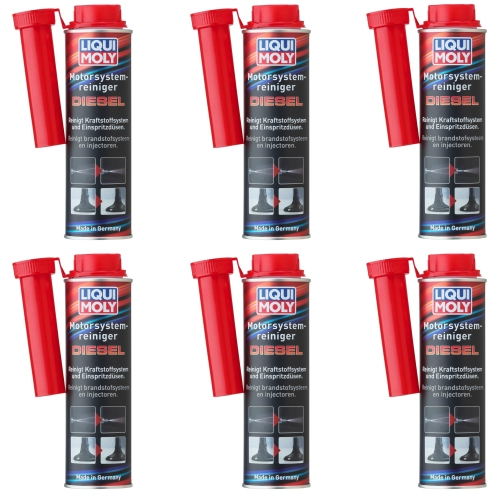 LIQUI MOLY 5128 Motorsystemreiniger Diesel Dieseladditiv Reiniger 6x 300ml