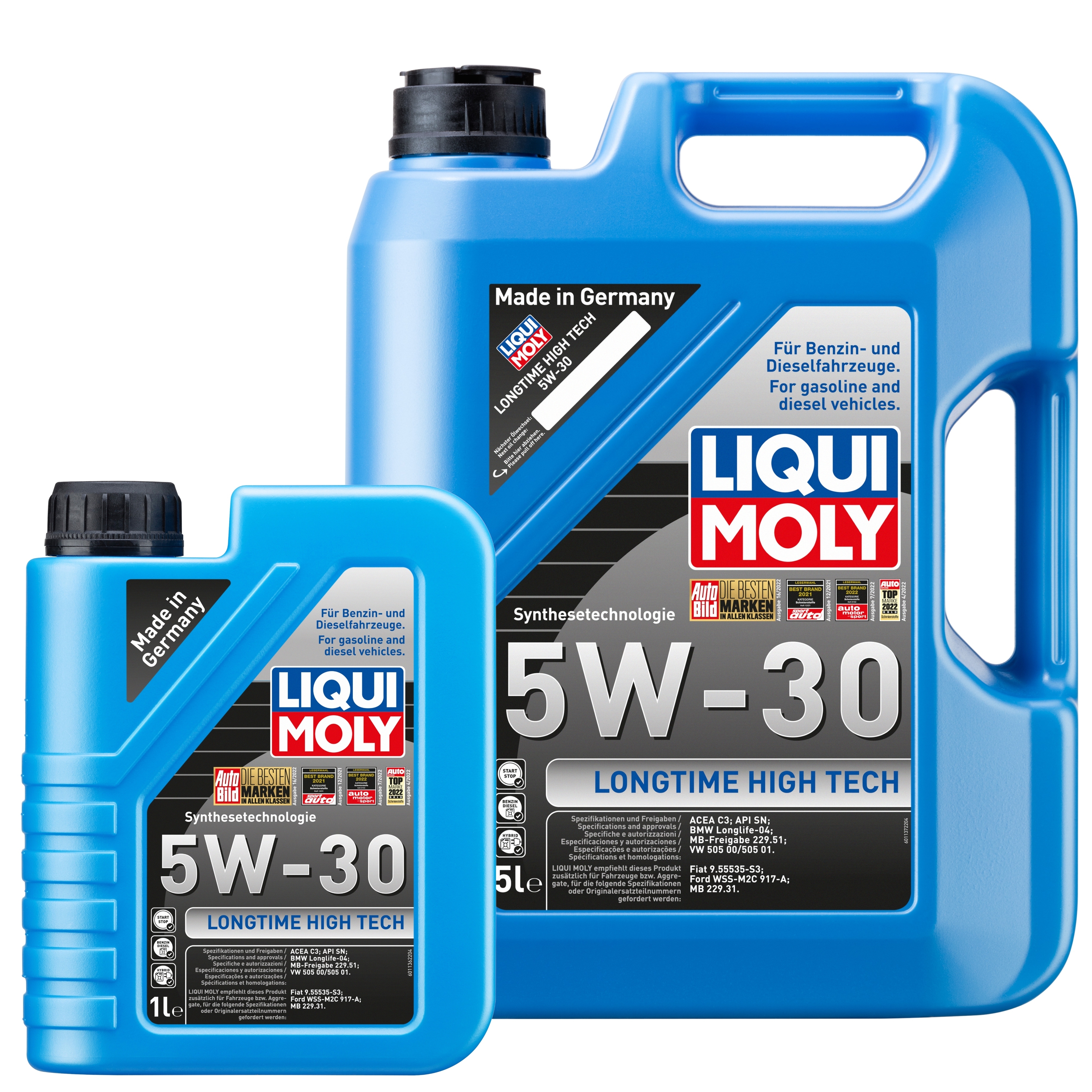 Liqui Moly 1x LM49101 6l Longtime High Tech 5 W-30 - 5l+1L (1137+1136)