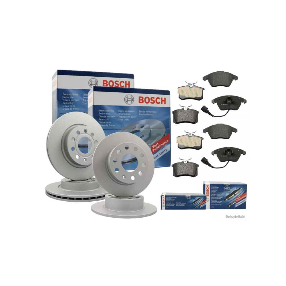 Bremsscheibe BOSCH 0 986 479 058 f&uuml;r AUDI SEAT SKODA VW CUPRA, Vorderachse