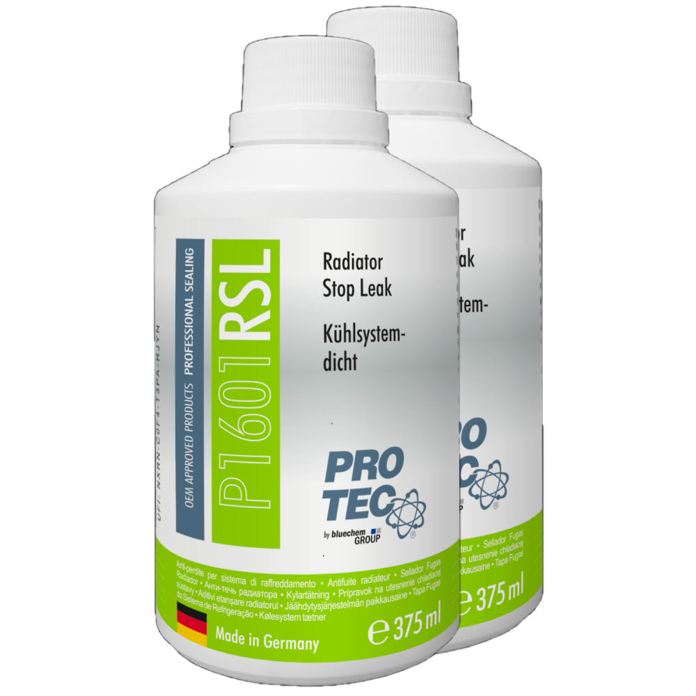 PROTEC 2x 375 ml K�hlsystemdicht P1601 Dichtet Lecks in K�hlern Schl�uchen