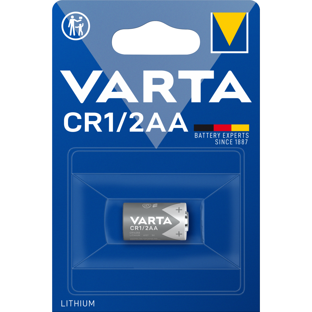VARTA LITHIUM Cylindrical CR1/2AA Blister 1 Batterie Rundzelle