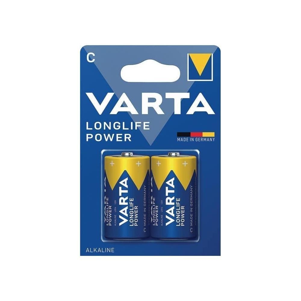VARTA Longlife Power C Batterie langlebig und kraftvoll 2 Blister Batterien