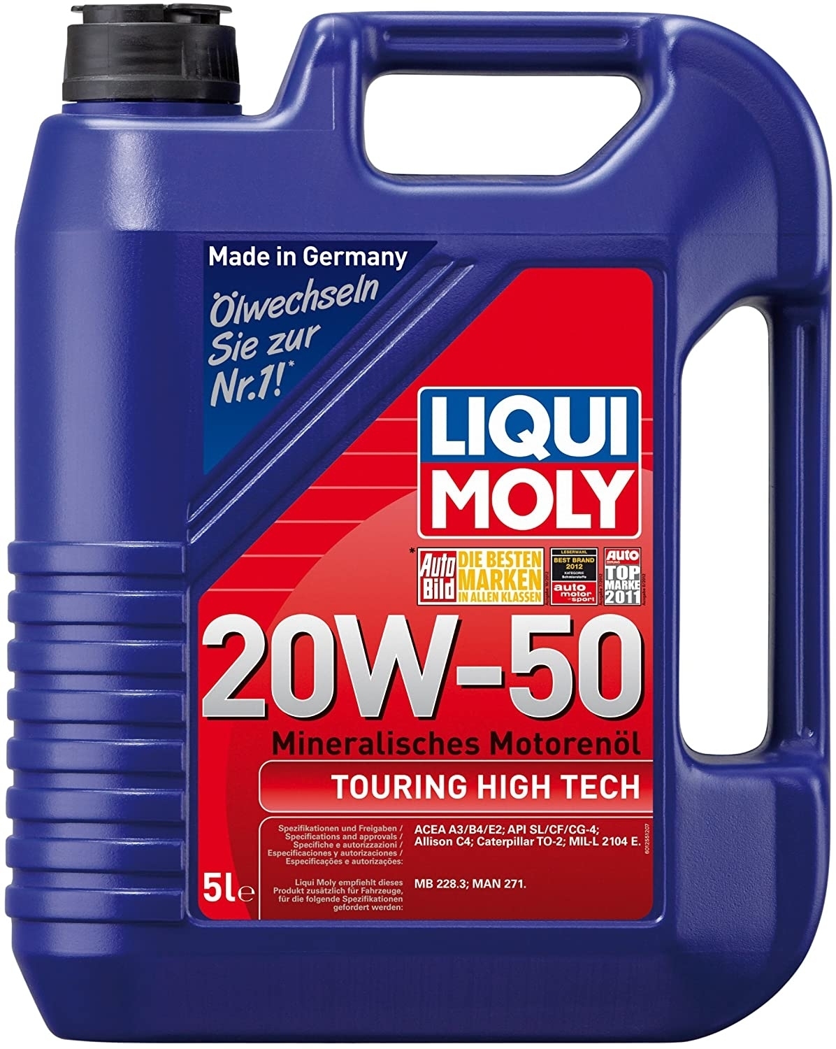 Liqui Moly 1x LM1255 5l Touring High Tech 20W-50