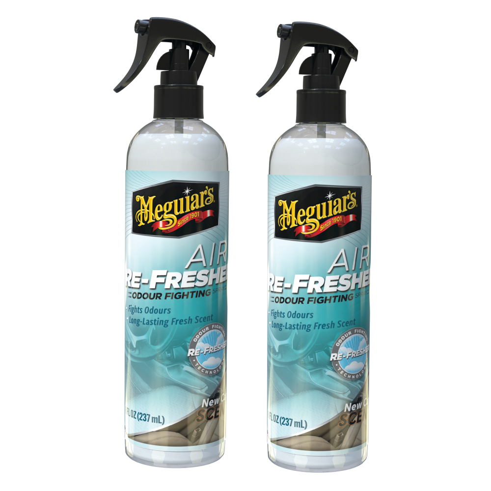 2xMeguiars New Car Air Refresher Auto Lufterfrischer Duftspray Neuwagenduft 59ml