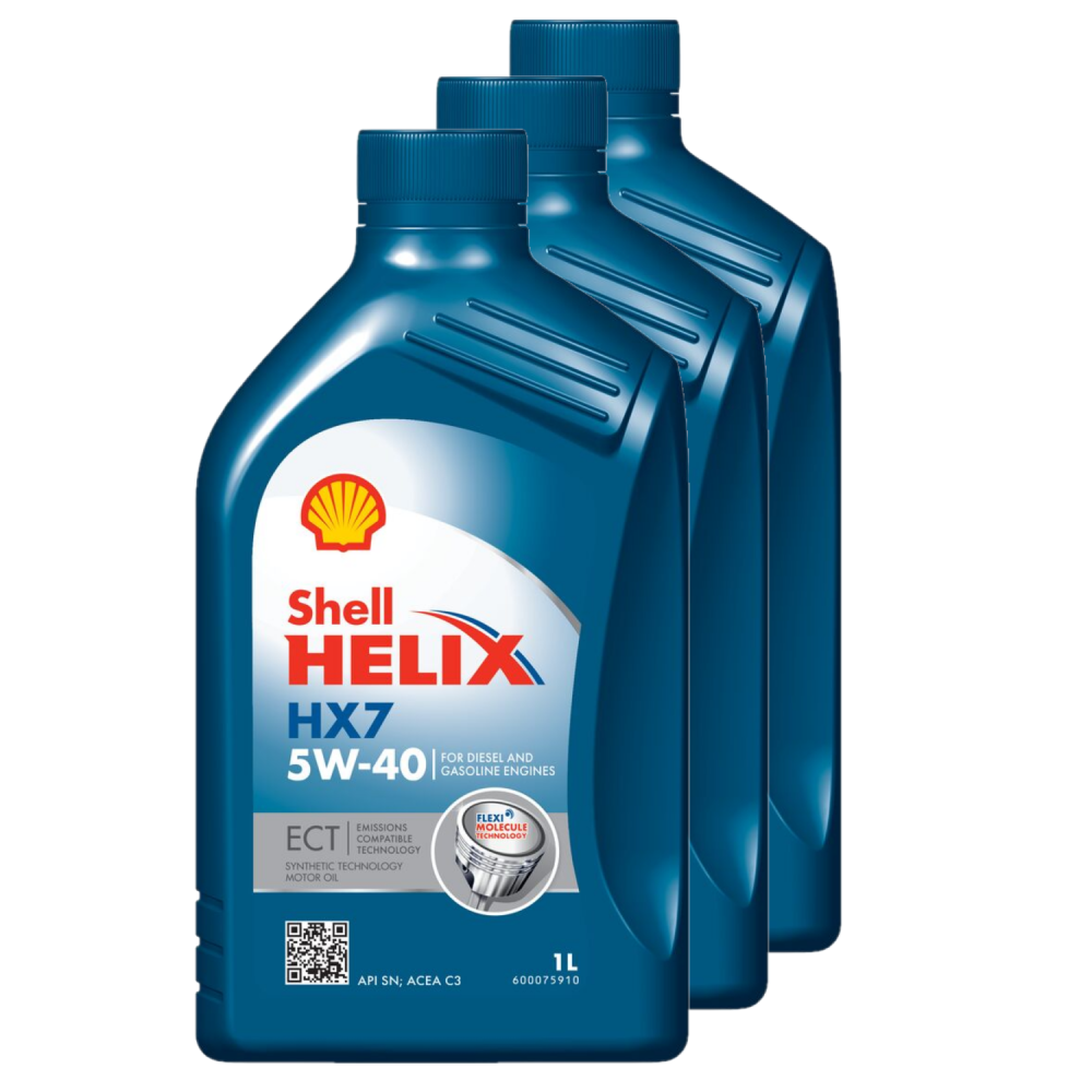 Shell Helix 3x 1 Liter HX7 ECT 5W-40 550046586