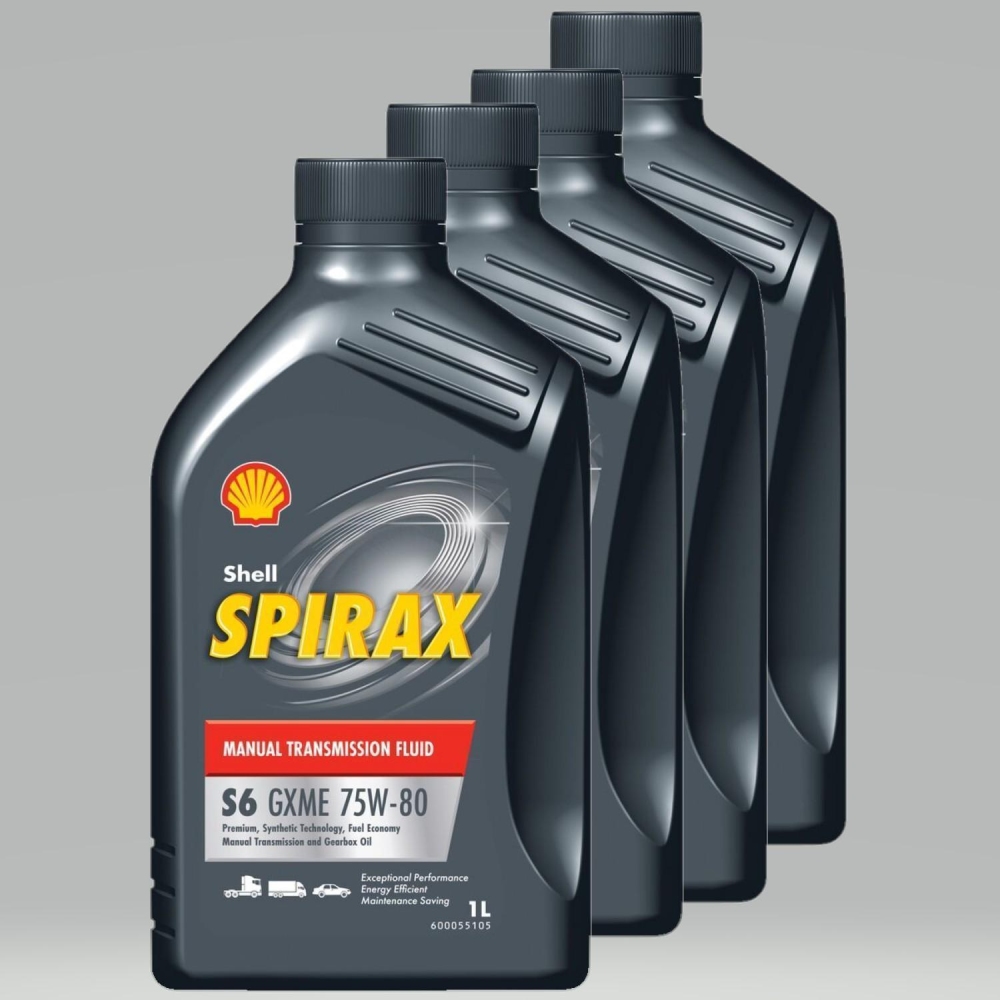 Getriebeöl SHELL 4x 1 Liter 550027971 Spirax S6 GXME 75W-80