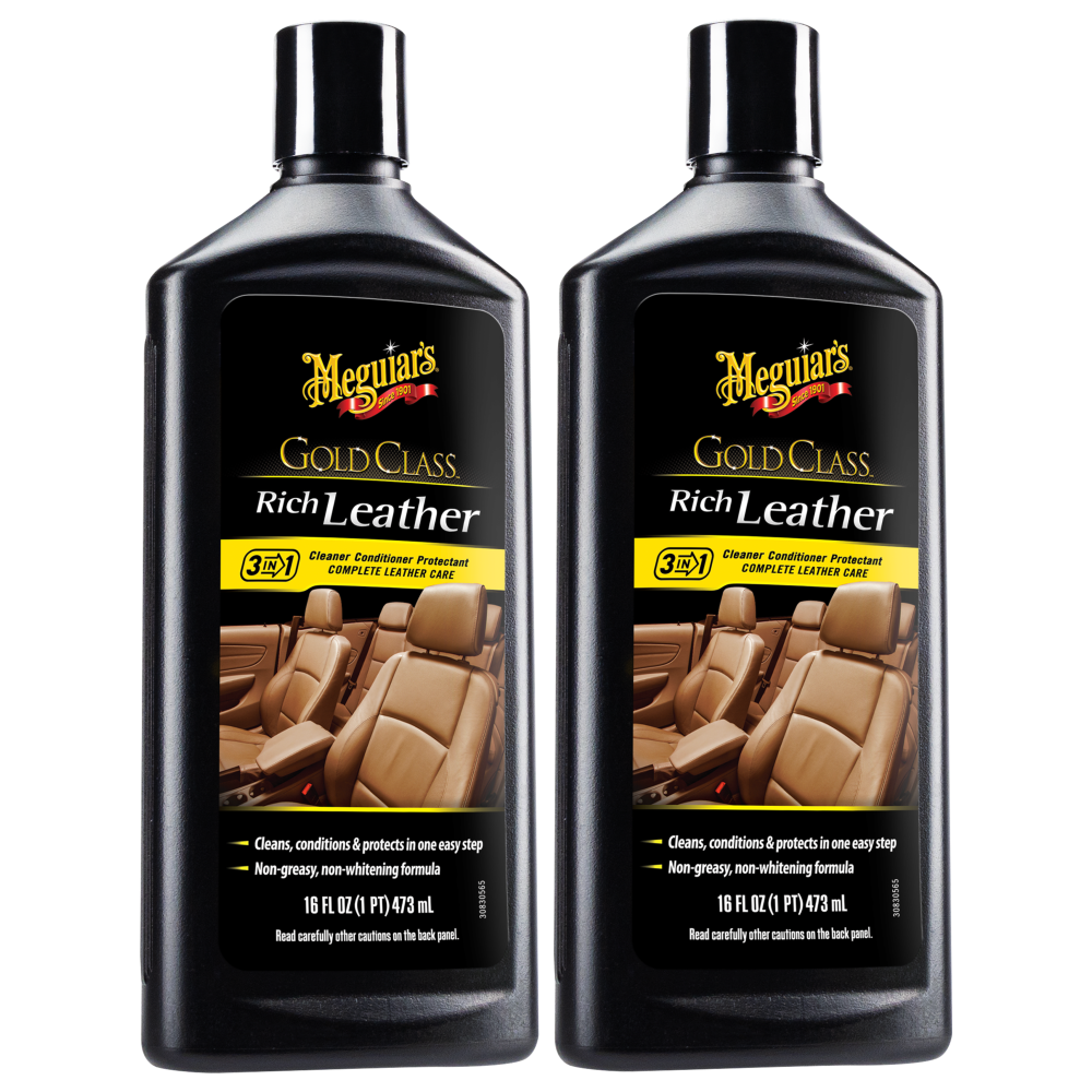 Meguiars 2x Gold Class Rich Leather Cleaner/Conditioner Lederreinigung- und pflege