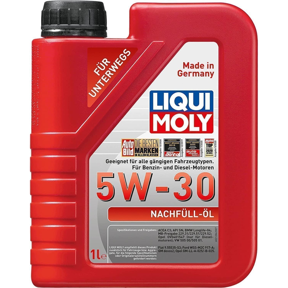 Motoröl LIQUI MOLY 21286 Nachfüll-Öl 5W-30 für