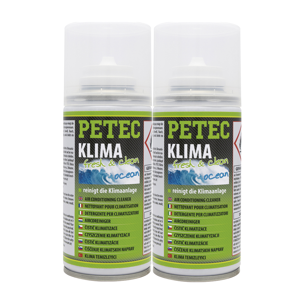 PETEC 2x 150 ml Klima Fresh und Clean 71450